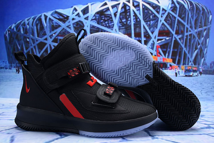 Nike LeBron Soldier 13 Black Red Shoes